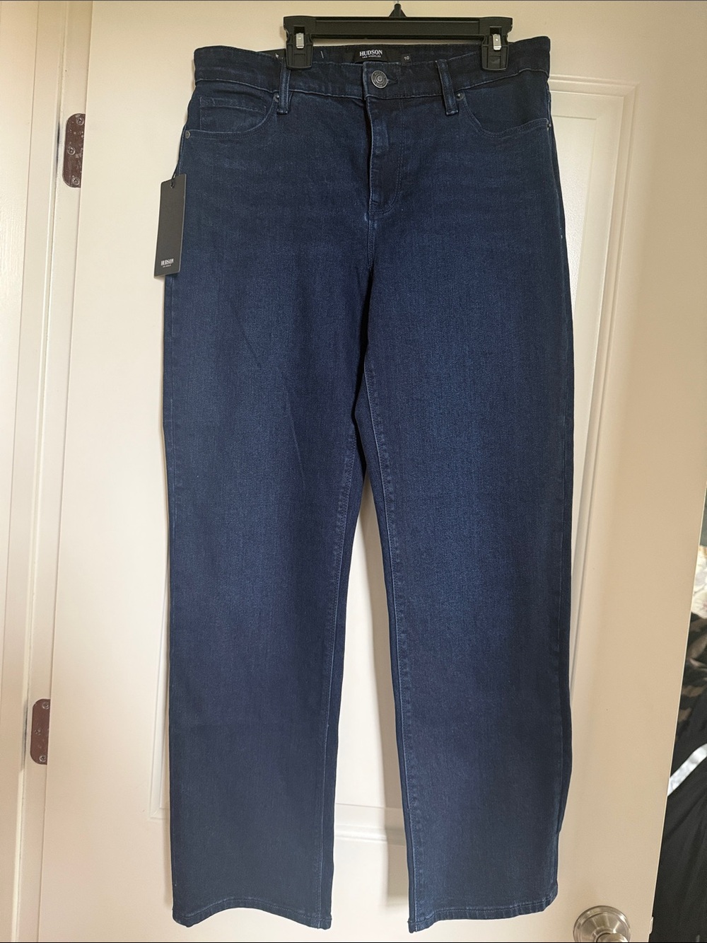 NWT Hudson dark denim straight leg jean 10/30 size